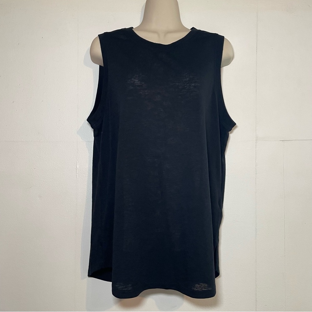 Athleta Black Breezy Tank Women's Top L